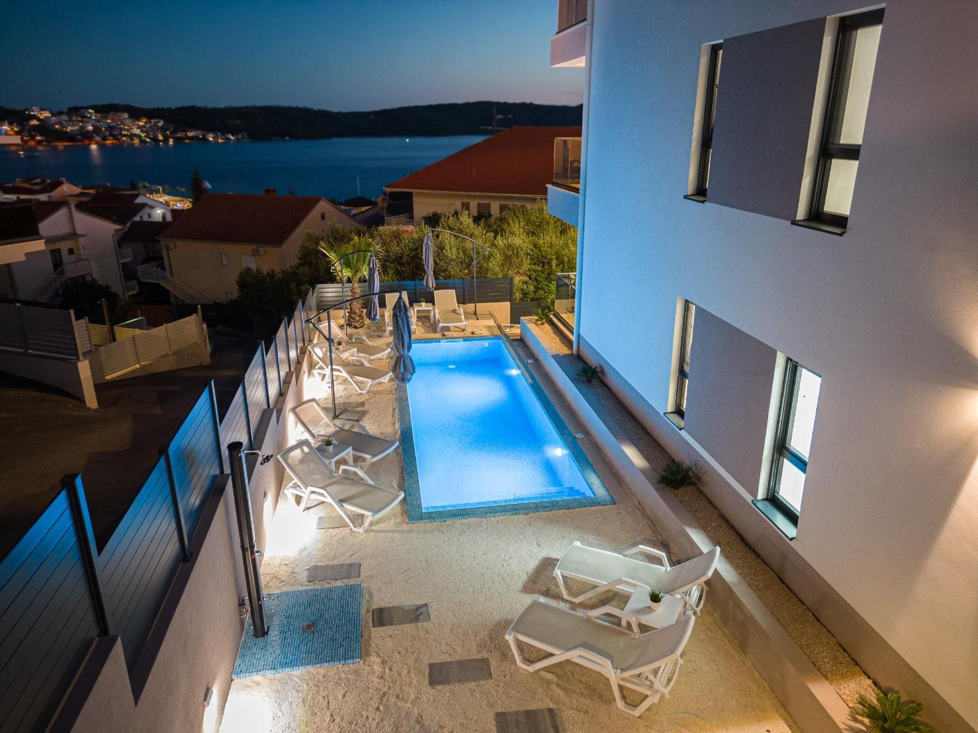 Adriatic Garden Apartments Trogir Extérieur photo