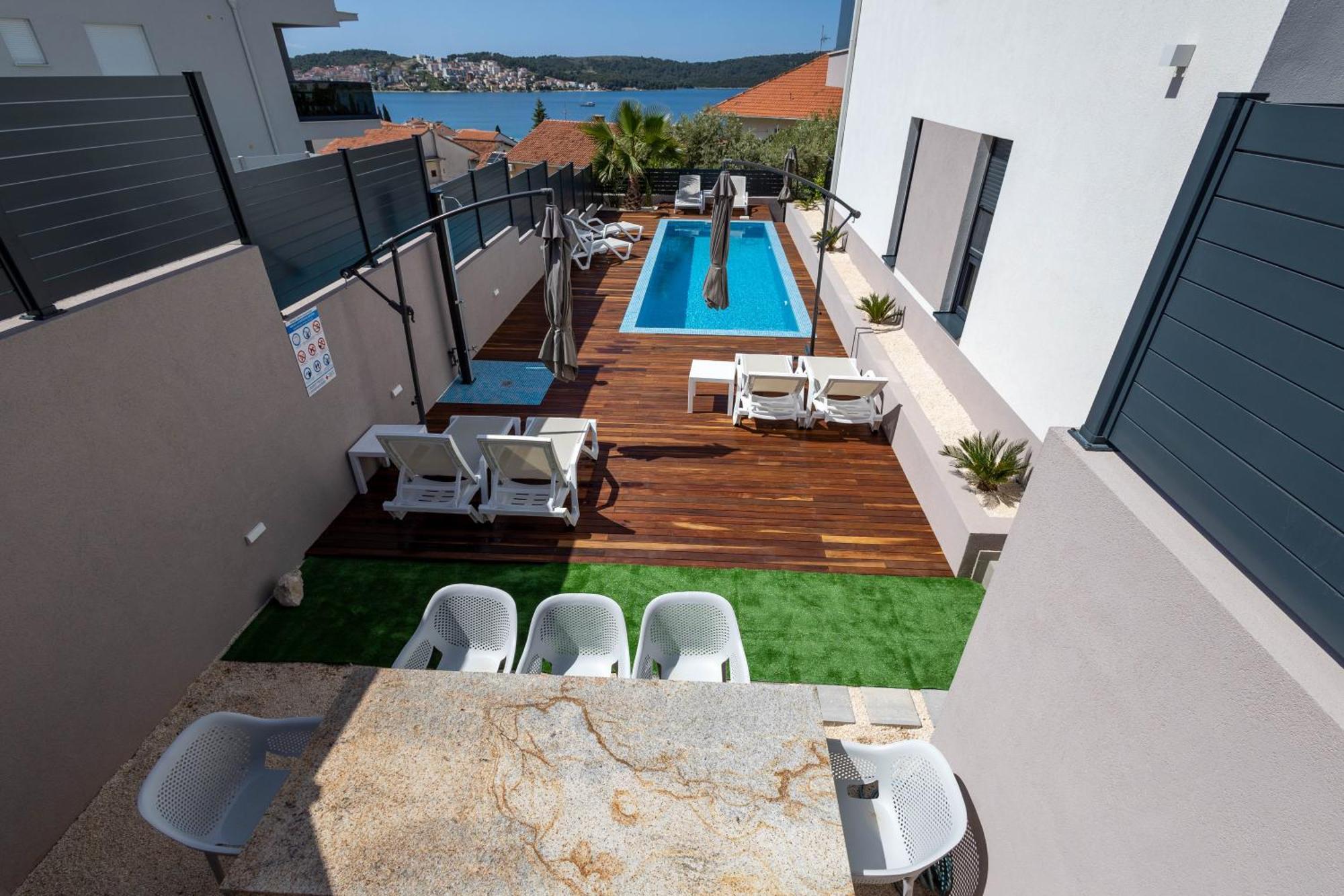 Adriatic Garden Apartments Trogir Extérieur photo